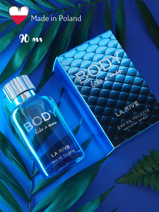 Erkaklar parfume suvi Body like a man, 90 ml, La Rive - 