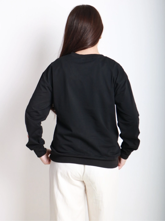 Ayollar paxtali svitshot – iliq, yumshoq, universal L-XL