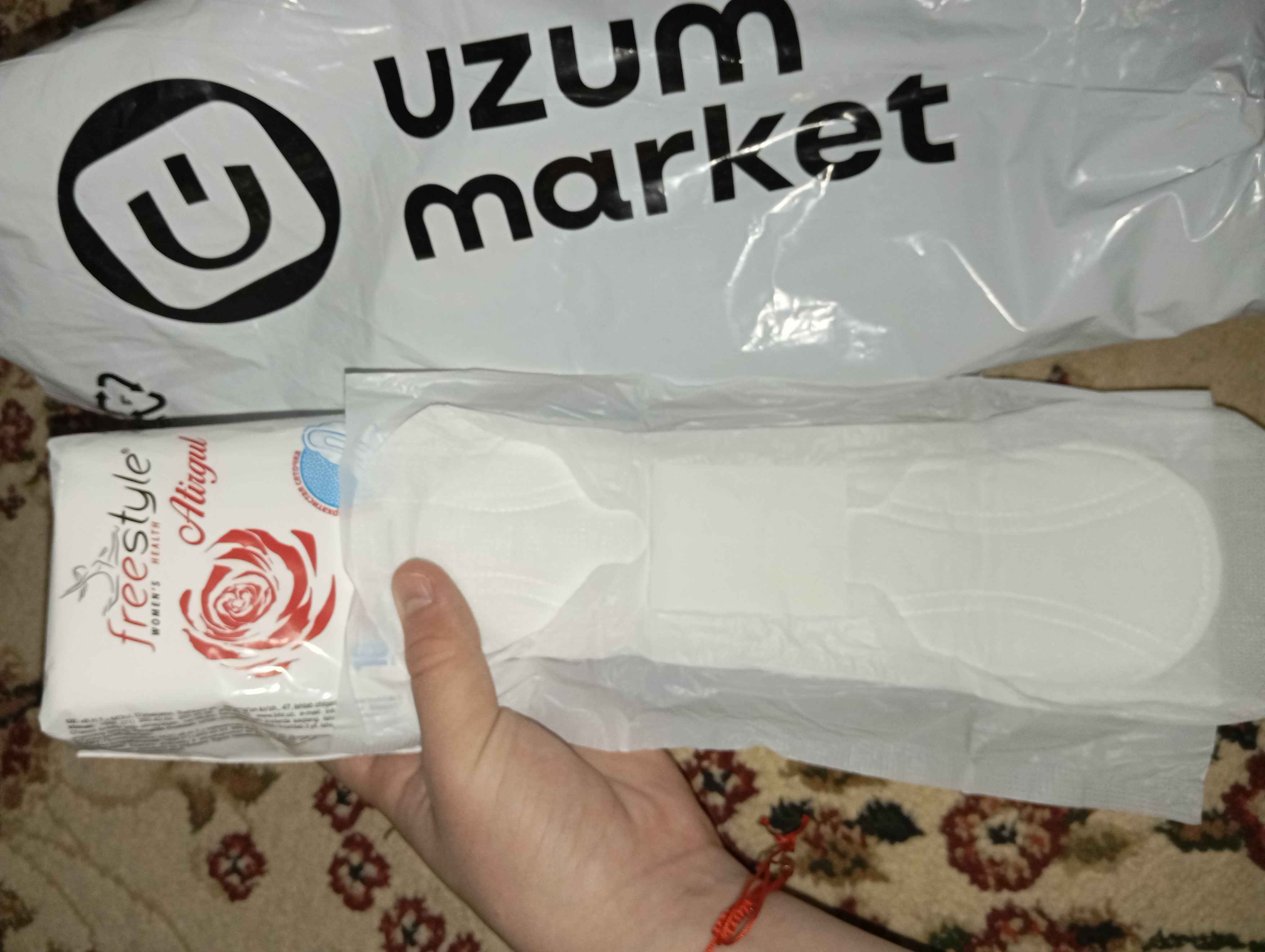 Ayollar gigienik tagliklari "Free Style Atirgul", 10 dona