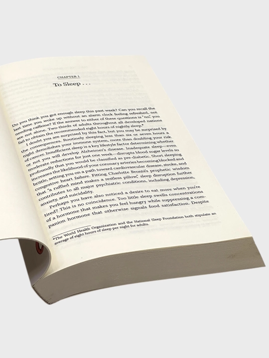 Why we sleep, Matthew Walker