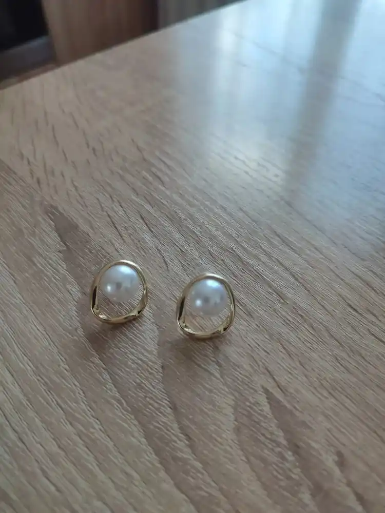 Серьги, сердце, клевер, бижутерия, женские, вишня, жемчуг, YSL