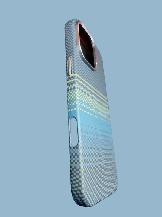 Чехол Pisen для iPhone 16 Pro Max с MagSafe, 3D ткань, защита, ультратонкий, Восход луны