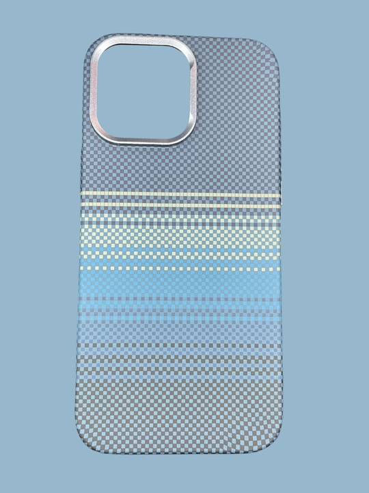 Чехол Pisen для iPhone 16 Pro Max с MagSafe, 3D ткань, защита, ультратонкий, Восход луны - 