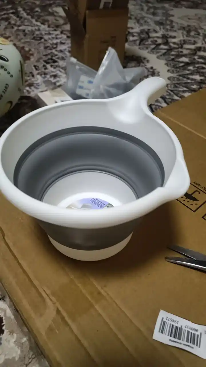 Vanna va hammom uchun yigiladigan plastik cho'mich. ZI STORE