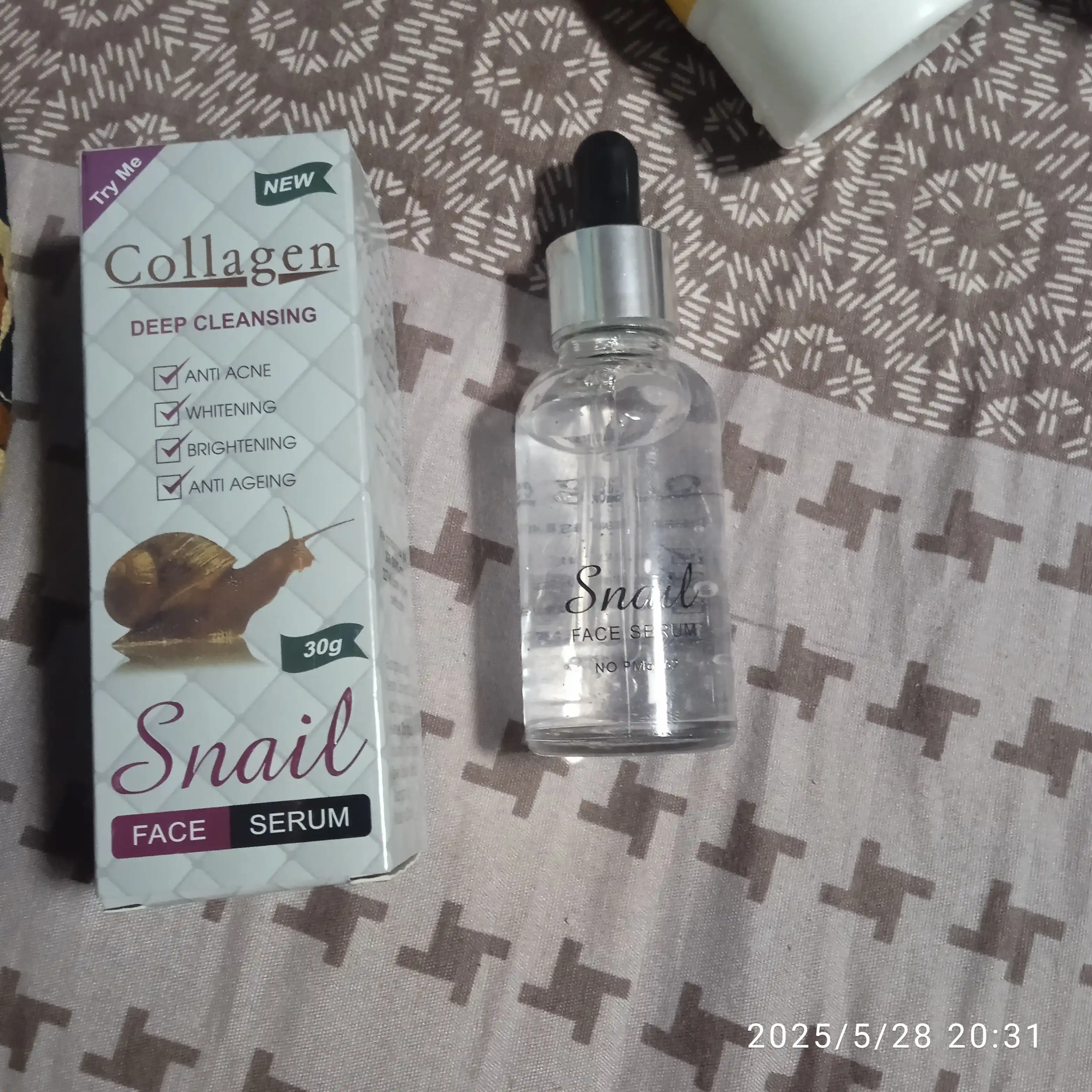 Collagen snail база под макияж с коллагеном для лица, основа, омолаживающая 30 мл