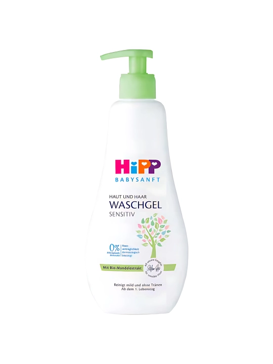 Bolalar sovuni HiPP, tanaga va sochlarga, 400 ml