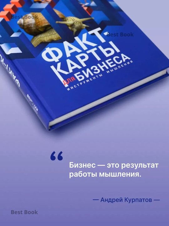Fakt-karty dlya biznesa, Instrumenty myshleniya. Andrey Kurpatov