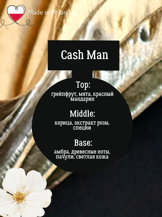 Erkaklar xushbo'ylangan suvi La Rive Cash For Men, 100 ml