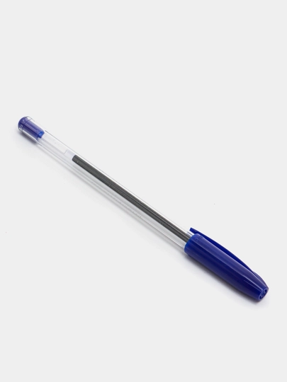 Ручка шариковая Offix 1,0мм (прозр/сн) Linc по 5 штук