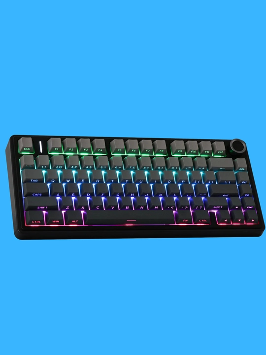AULA F75 Gasket — 75% механическая клавиатура с RGB и горячей заменой переключателей - 