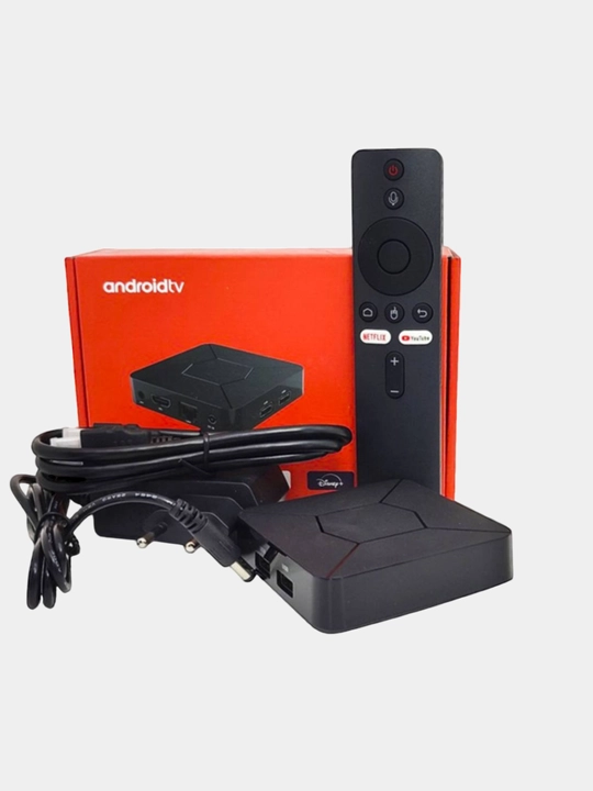 Android приставка Q5 / Smart TV Box с голосовым управлением / Android 11  - 