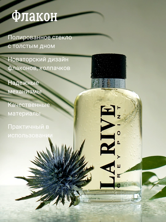 Erkaklar parfume suvi GREY POINT, 90 ml, La Rive