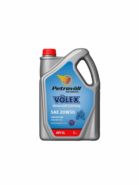 Минеральное моторное масло Petrovoll Volex 20W50 - 