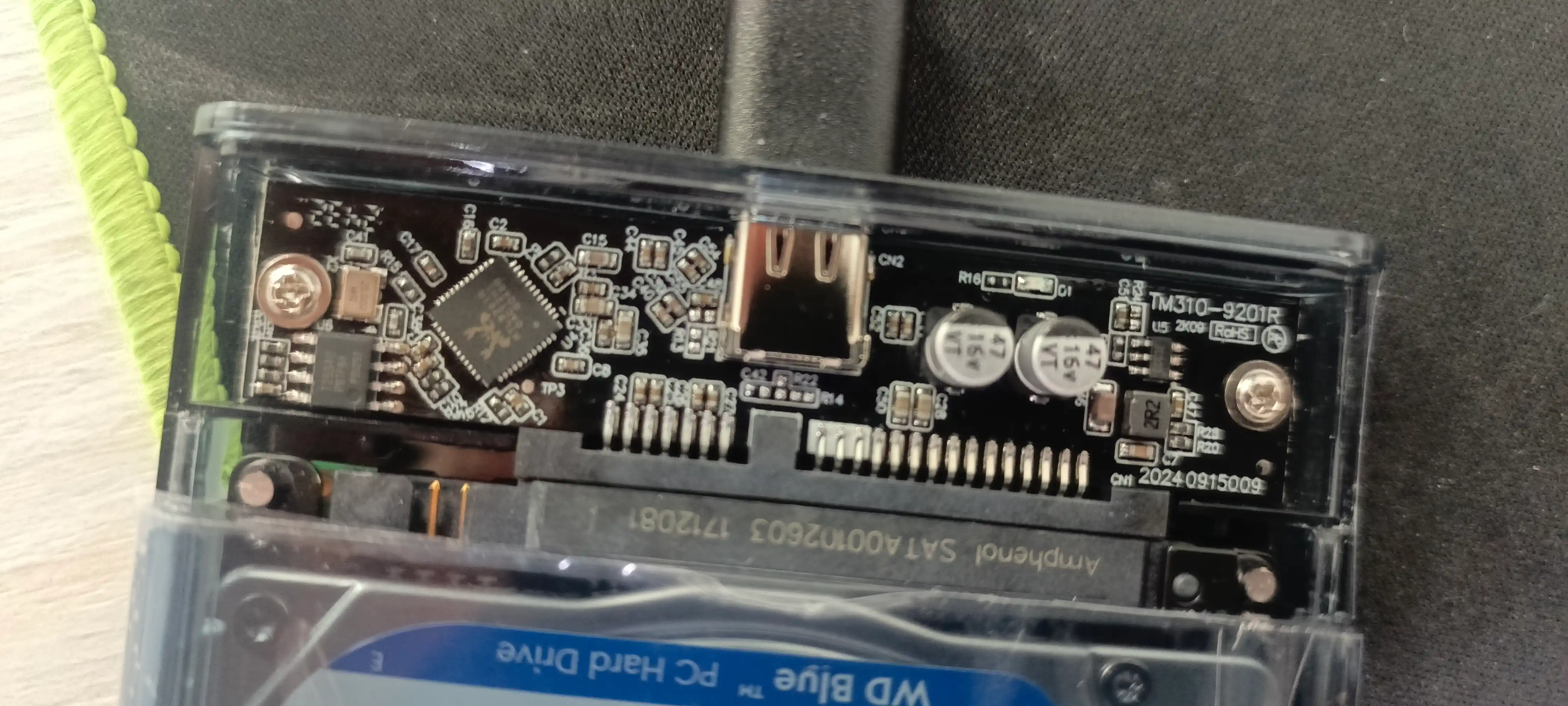 Корпус-кейс для внешнего жесткого диска SATA, USB 3.1, HDD SSD 2.5
