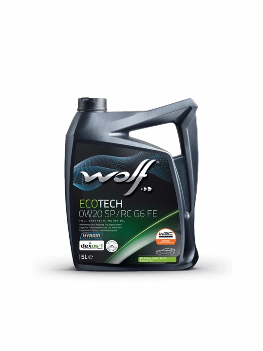 Синтетическое моторное масло Wolf Ecotech 0W20 - 
