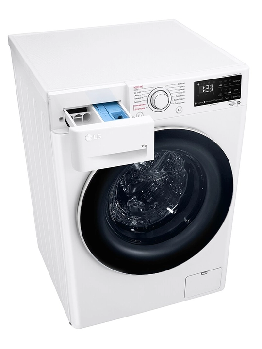 Стиральная машина LG F4V3ES6W, 11 кг, INVERTER, AIDD Steam