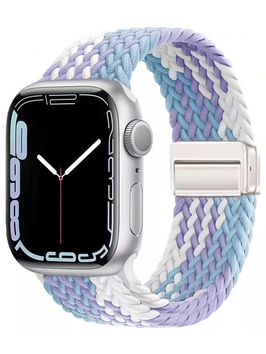 Ремешок нейлоновый с магнитной застёжкой для Apple Watch 3–9/SE/Ultra, 38–49 мм - 