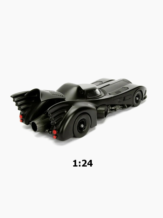 Masshtabli model Batmobile Batmobile, metall 1:24 tovush, yorug‘lik, harakatlanuvchi elementlar
