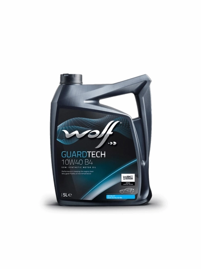 Синтетическое моторное масло Wolf Guardtech 10W40 — UHUD033-GUAWOLF-GUAR4LT