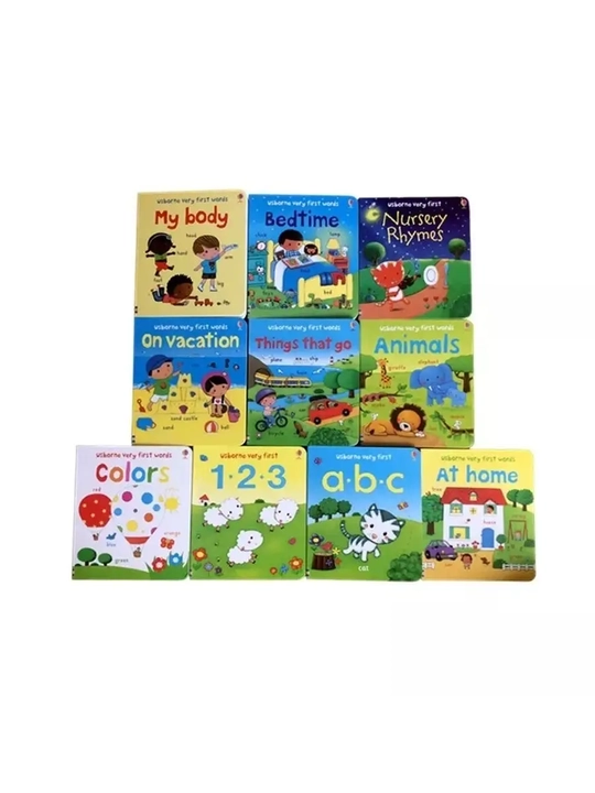 Usborne Busy Book, бизиборд-книжка из фетра — тактильная развивающая книга для малышей