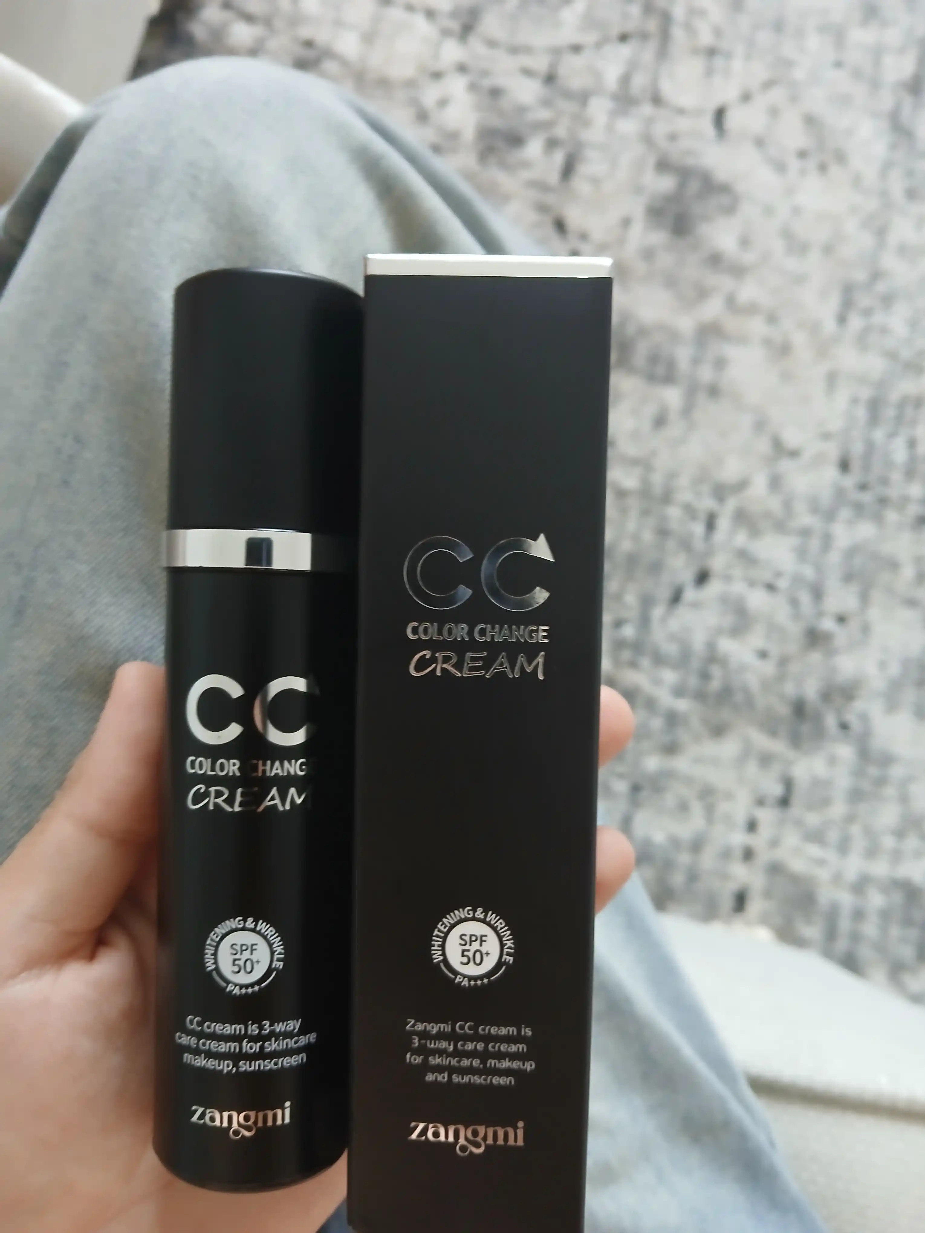 СС крем, тонизирующий, с защитой от солнца SPF 50+ PA+++, Zangmi, 50 мл