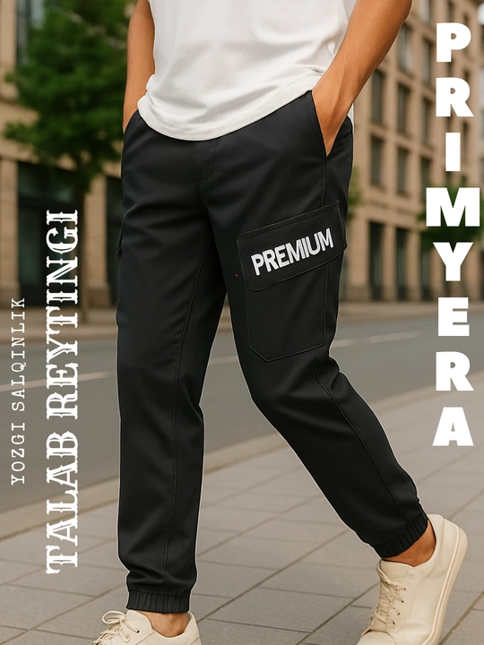 Sport shimi, joggeri, yumshoq, yozgi yengil triko, yon chontakli