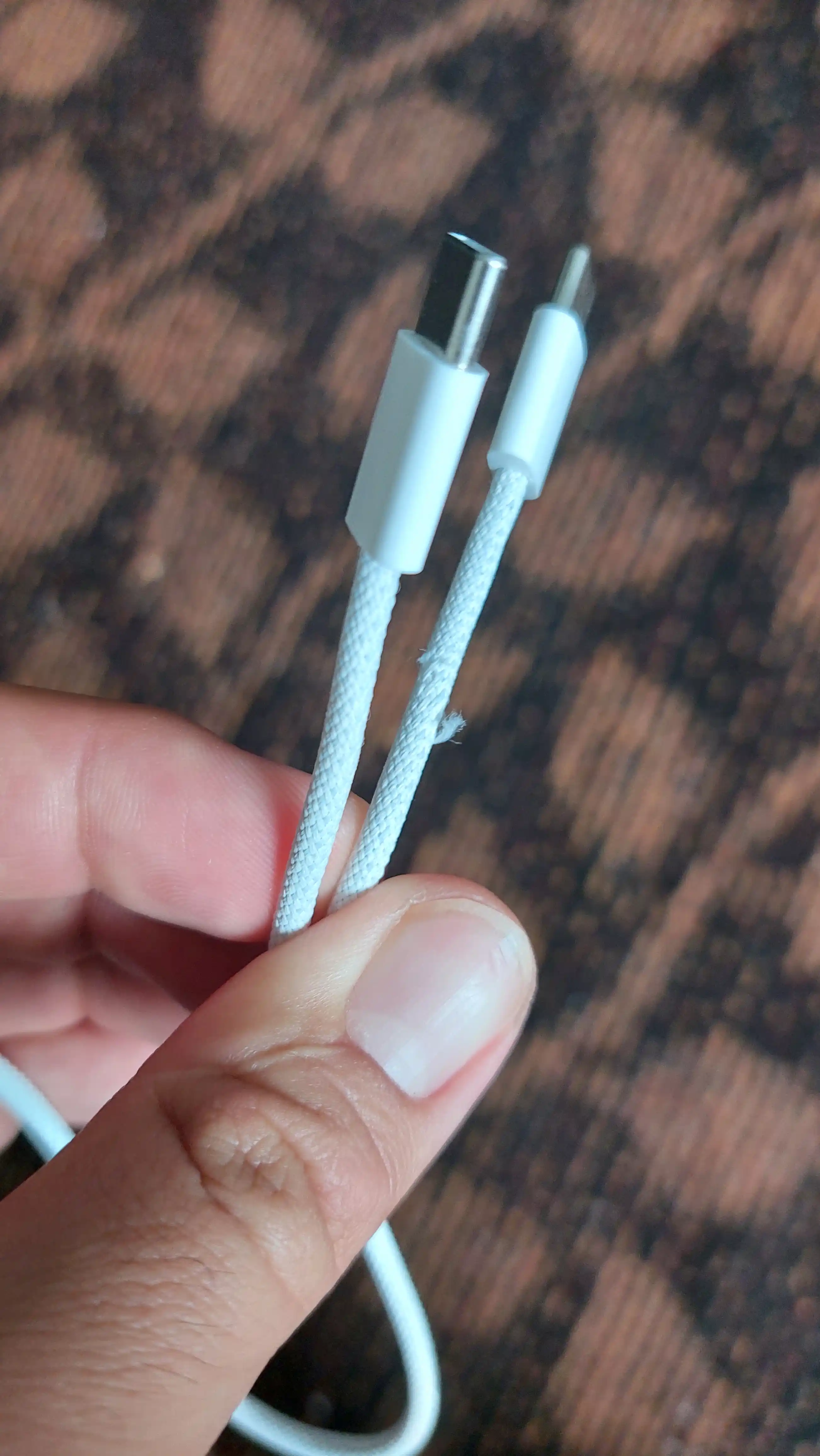 Apple iPhone 15 va Android uchun zaryadlash kabeli, o'ralgan,  Type-c kabeli, 60 W