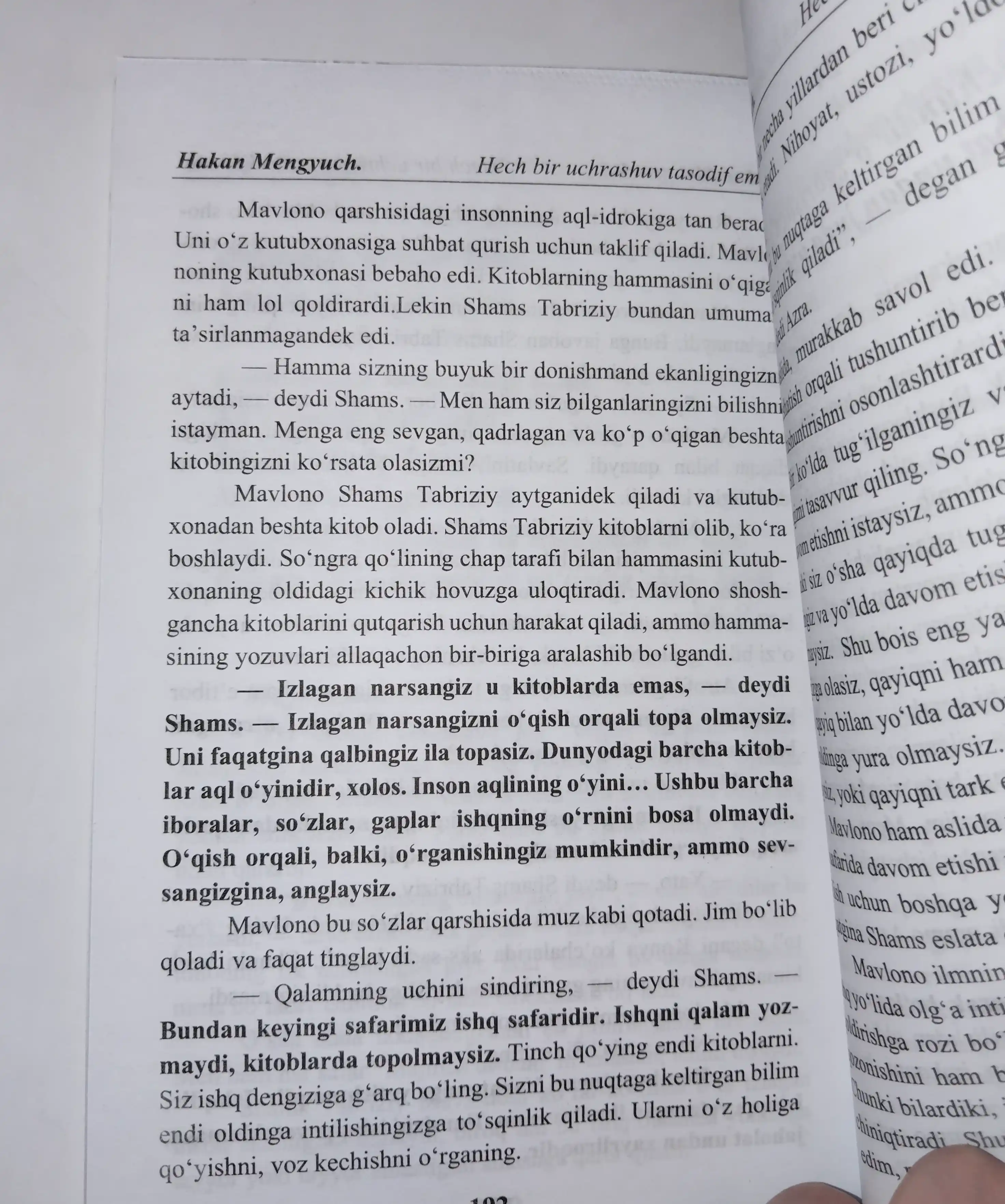 “Hech bir uchrashuv tasodif emas” har bir odam har bir voqea sizga saboq uchun yuborilgan
