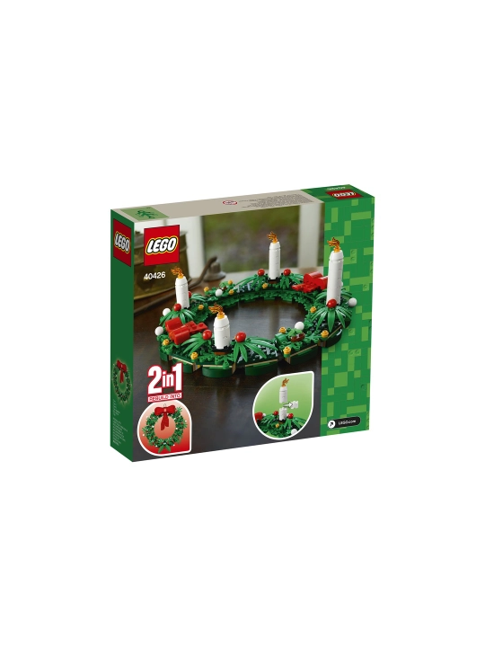 Конструктор LEGO Seasonal 40426 Рождественский венок, 510 деталей