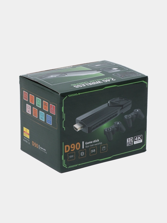O‘yin pristavkasi 4K D90, Lite 64/128GB, Y6 Game Stick 20000 o‘yin 2 joystick
