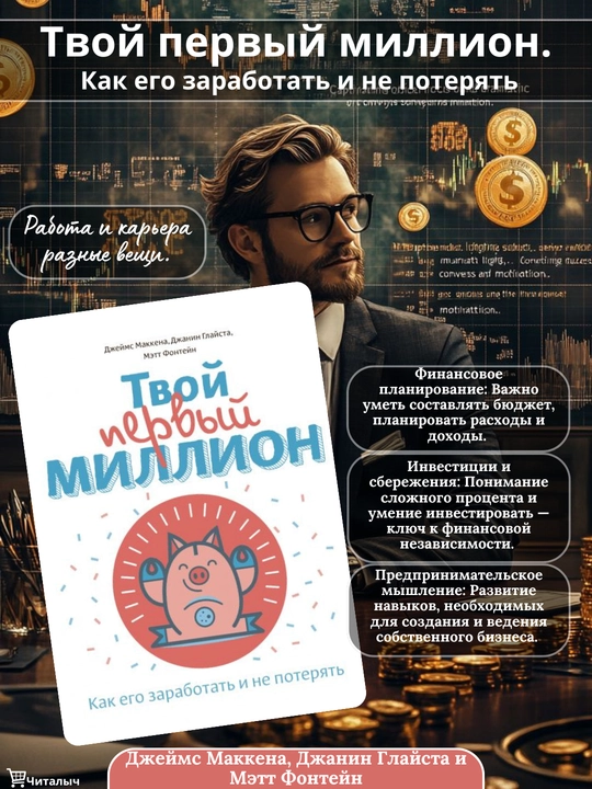 Твой первый миллион, как его заработать и не потерять, Маккена, Глайста, Фонтейн - 