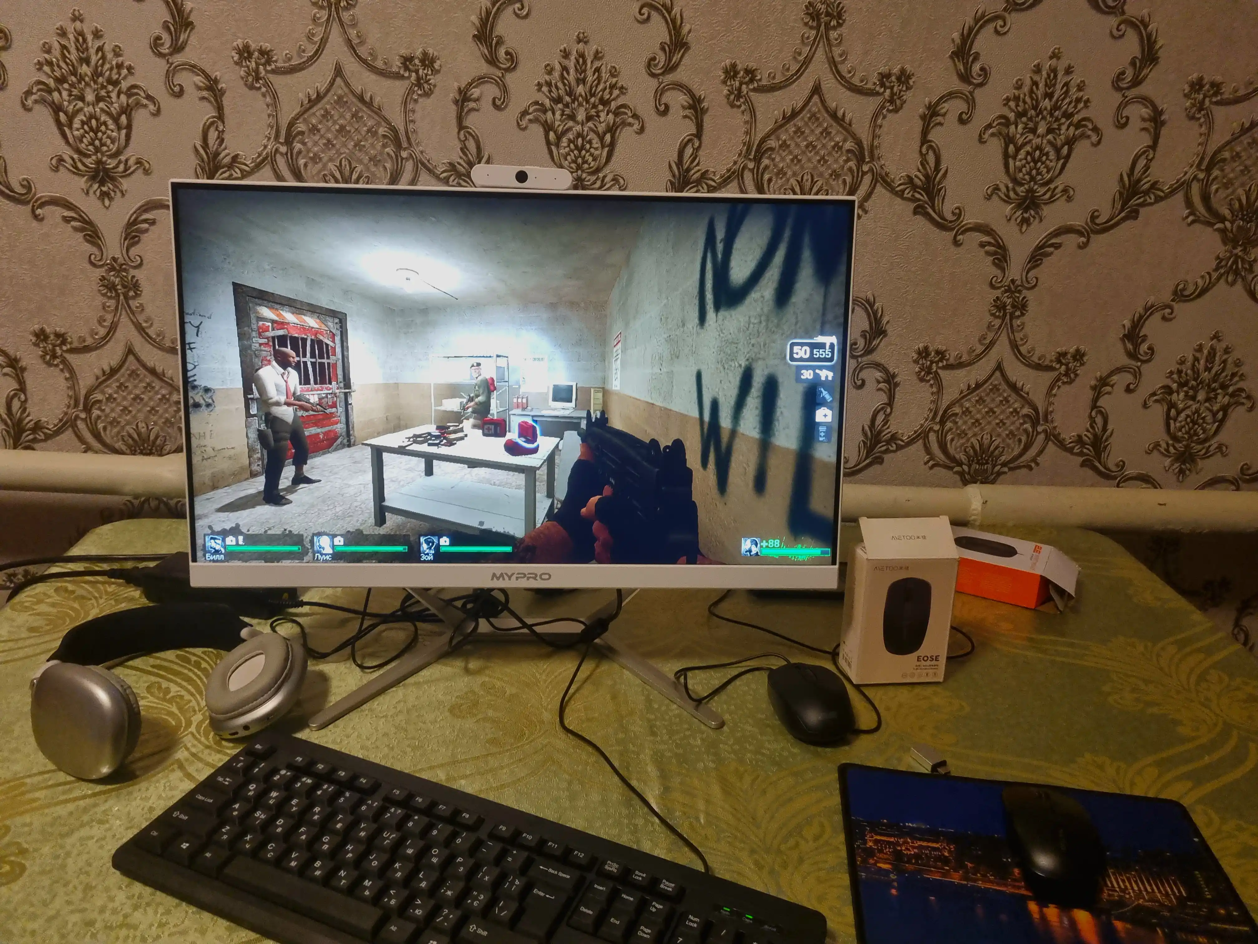 Monoblok BIKON 24" ekran, oq, Intel Core i7, SSD 128, 256, 512, 1000 GB, DDR3 8 GB