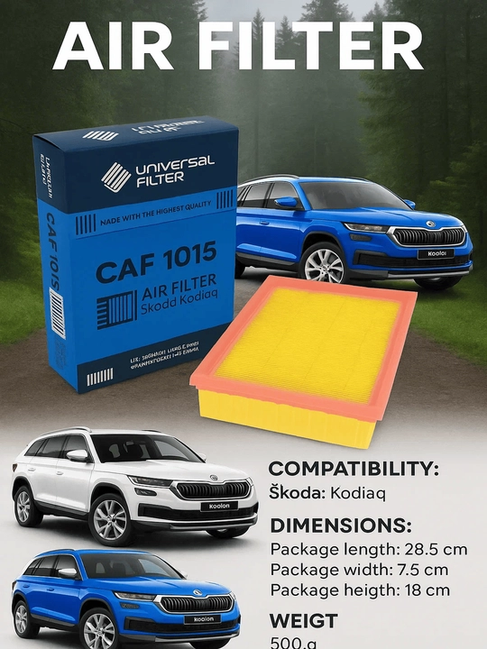 Воздушный фильтр Universal Filter CAF 1015 для Skoda Kodiaq