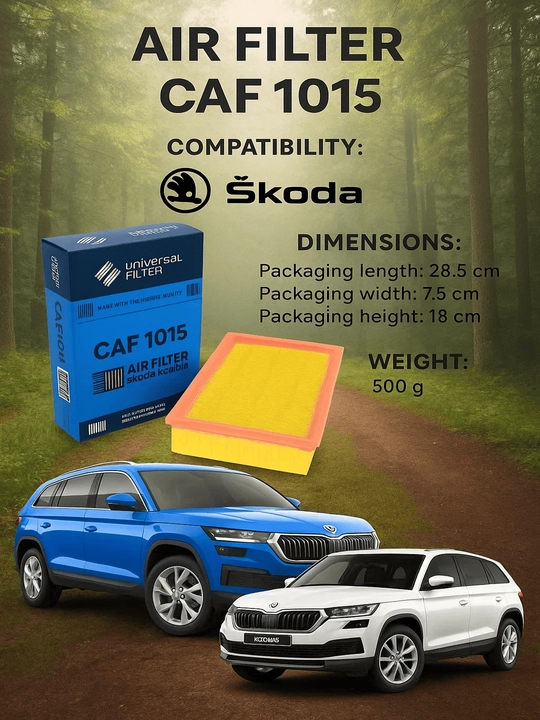 Воздушный фильтр Universal Filter CAF 1015 для Skoda Kodiaq
