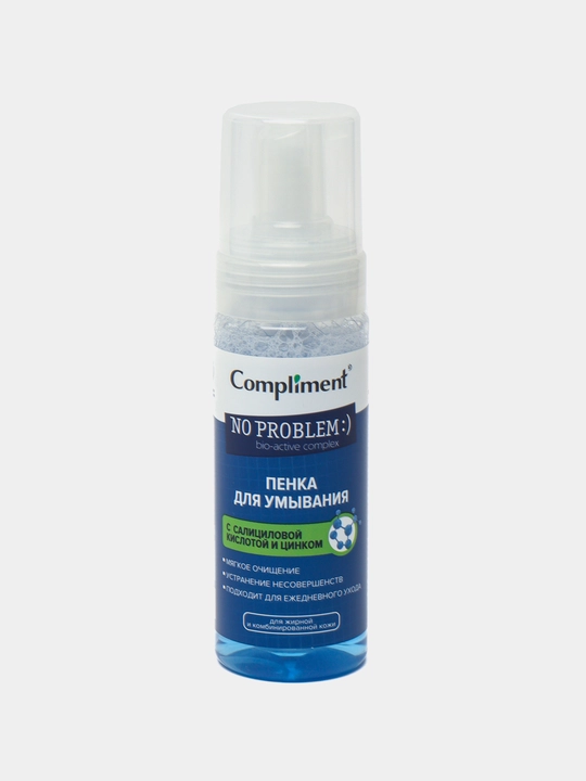 Пенка для умывания лица, для проблемной и жирной кожи, Compliment No Problem, 160 мл