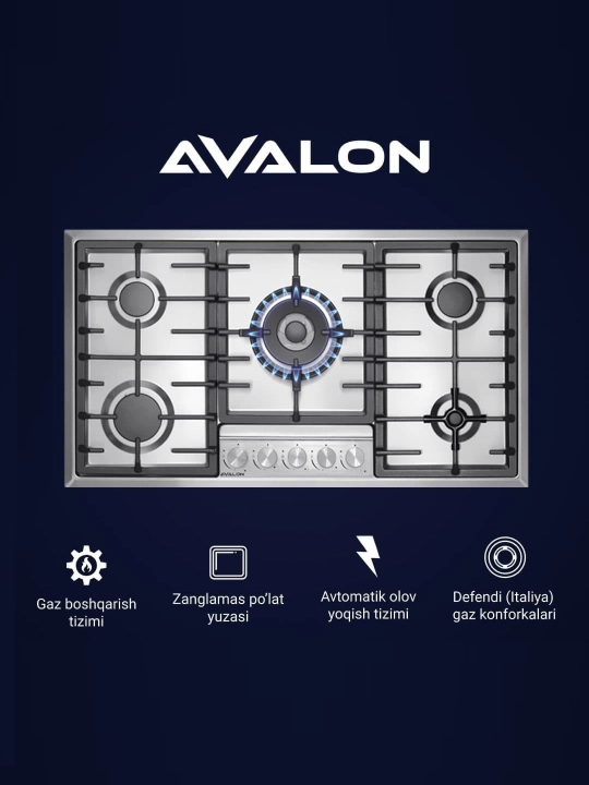 Варочная поверхность AVL-GH 595 - (90 см) - 