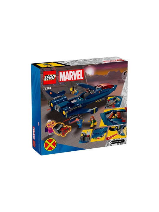 LEGO Marvel 76281 X-Odamlar samolyoti konstruktori, 359 dona