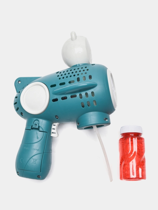 Sovun pufaklari generatori bolalar uchun, batareyali BUBBLE GUN
