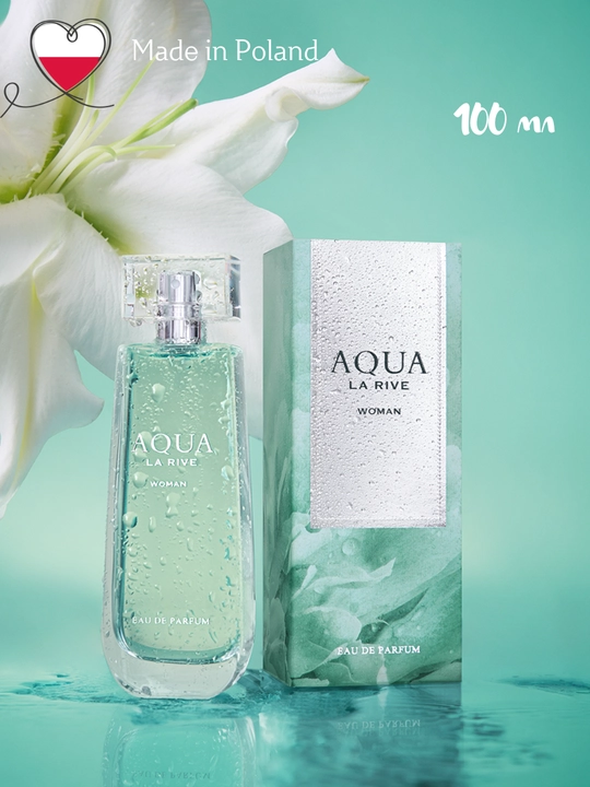 Ayollar parfyumeriya suvi AQUA LA RIVE WOMAN, 100 ml, La Rive - 