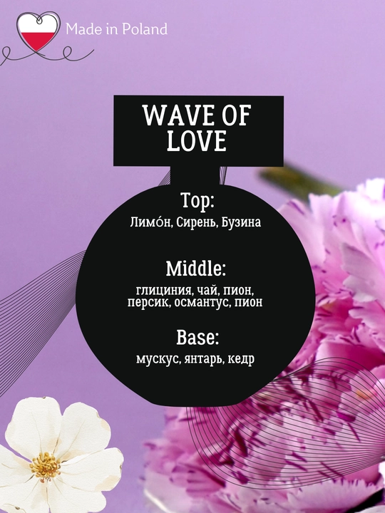 Ayollar parfyumeriya suvi WAVE OF LOVE, 90ml, La Rive