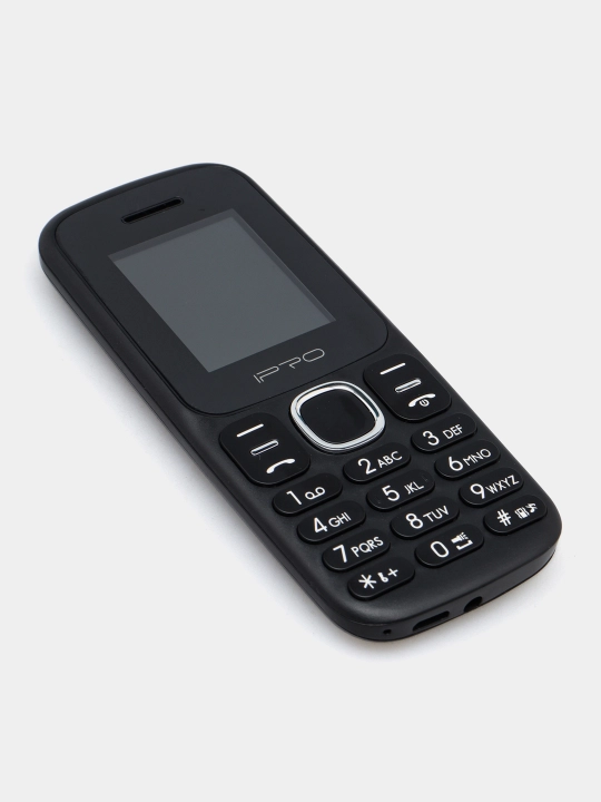 IPRO A7 MINI tugmali telefon, IMEI ro‘yxatdan o‘tkazilgan, to‘plamda quvvatlagich mavjud