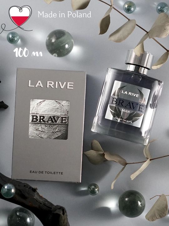 Erkaklar xushboylangan suvi BRAVE MAN, 100ml, La Rive - 