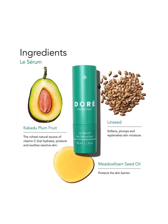 Doré Le Sérum Superfruit nozik teri uchun vitamin C zardob