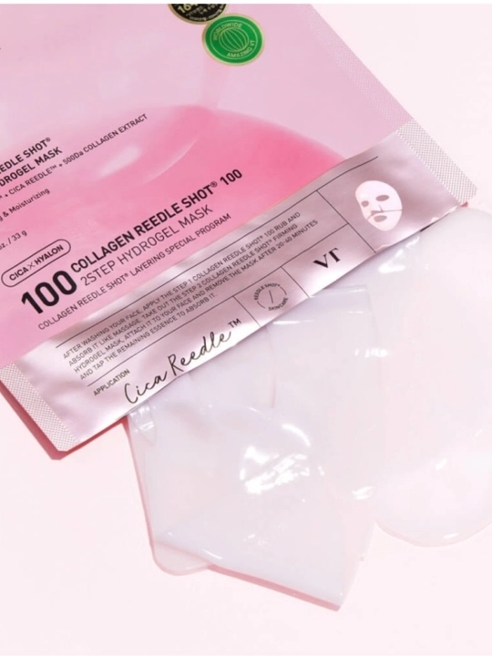Гидрогелевая и тканевая маска с микроиглами VT Cosmetics, PDRN, ретинол, коллаген, лифтинг