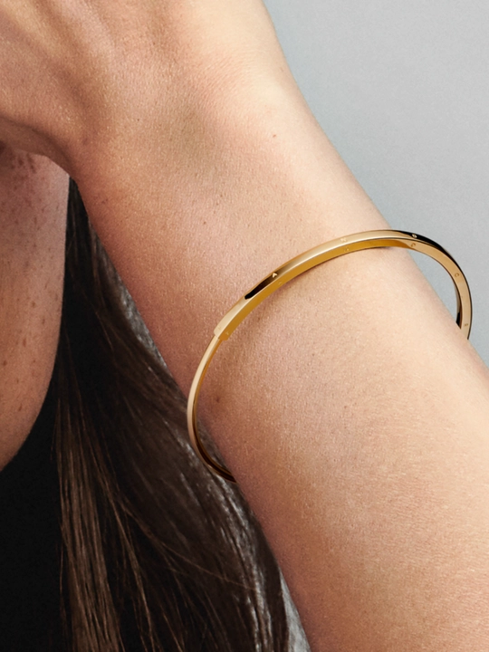 Pandora Signature ID 14 karatli oltindan tayyorlangan bilaguzugi 552227C00