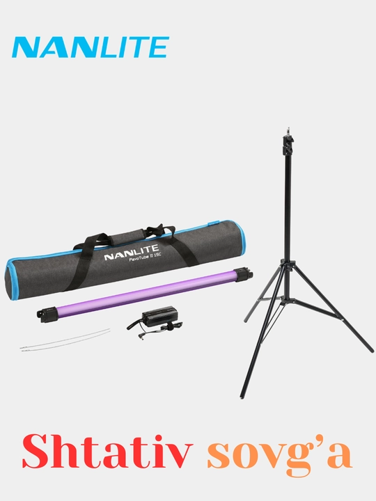 RGB chiroq Nanlite Pavotube ll 15C 1 to'plam
