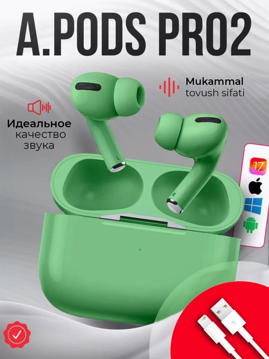 Simsiz quloqchinlar, Pods, iPhone va Android uchun, sensorli - 