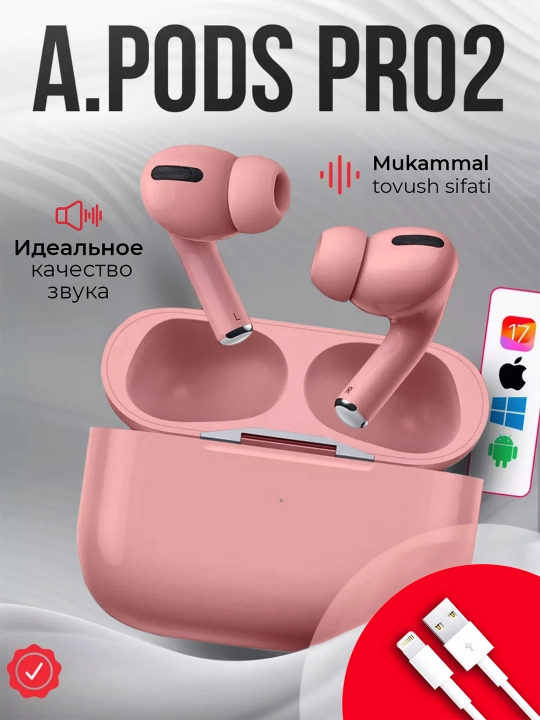 Simsiz quloqchinlar, Pods, iPhone va Android uchun, sensorli - 