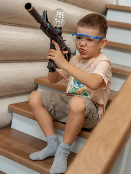 Автомат AK47 , M416, AK47, glock стреляет орбизами Orbeez gun, пульки в комплекте