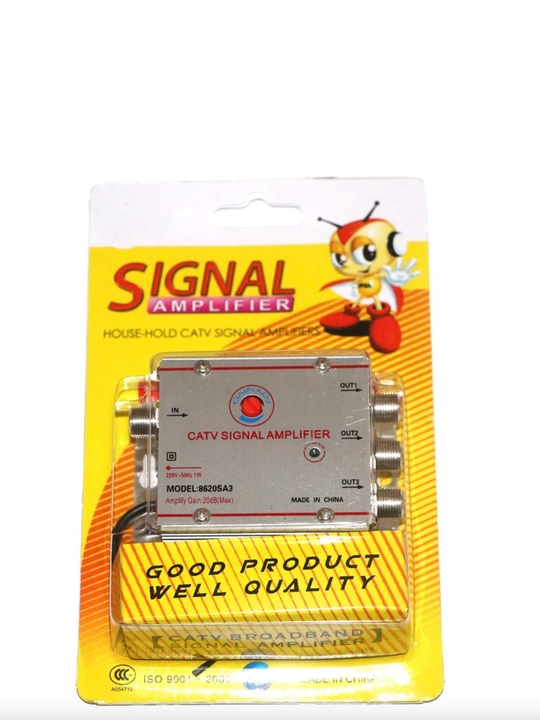 FOCAN 8620SA3 3-kanalli signal kuchaytirgich, 20 dB, kabel televideniye uchun